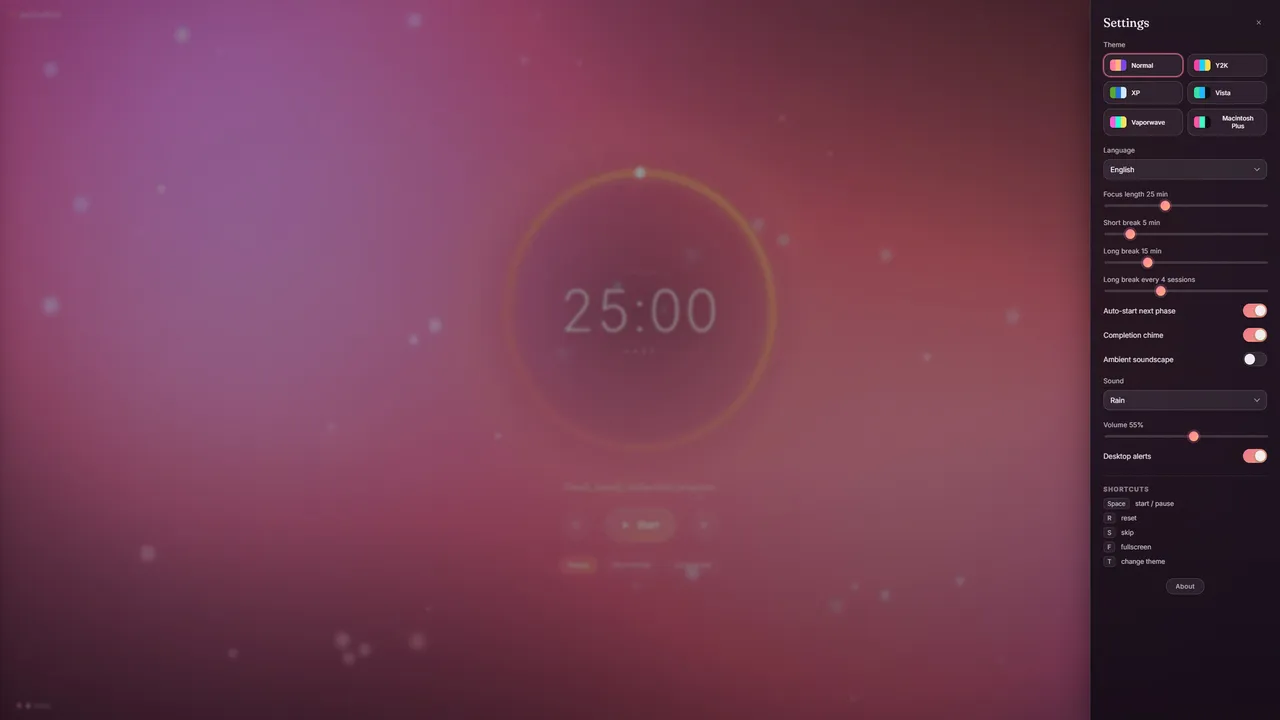 Pomodoro: Focus Timer Screenshot 7