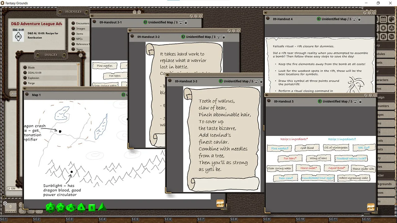 Fantasy Grounds - D&D Adventurers League 10-09 Recipe for Retribution Screenshot 3