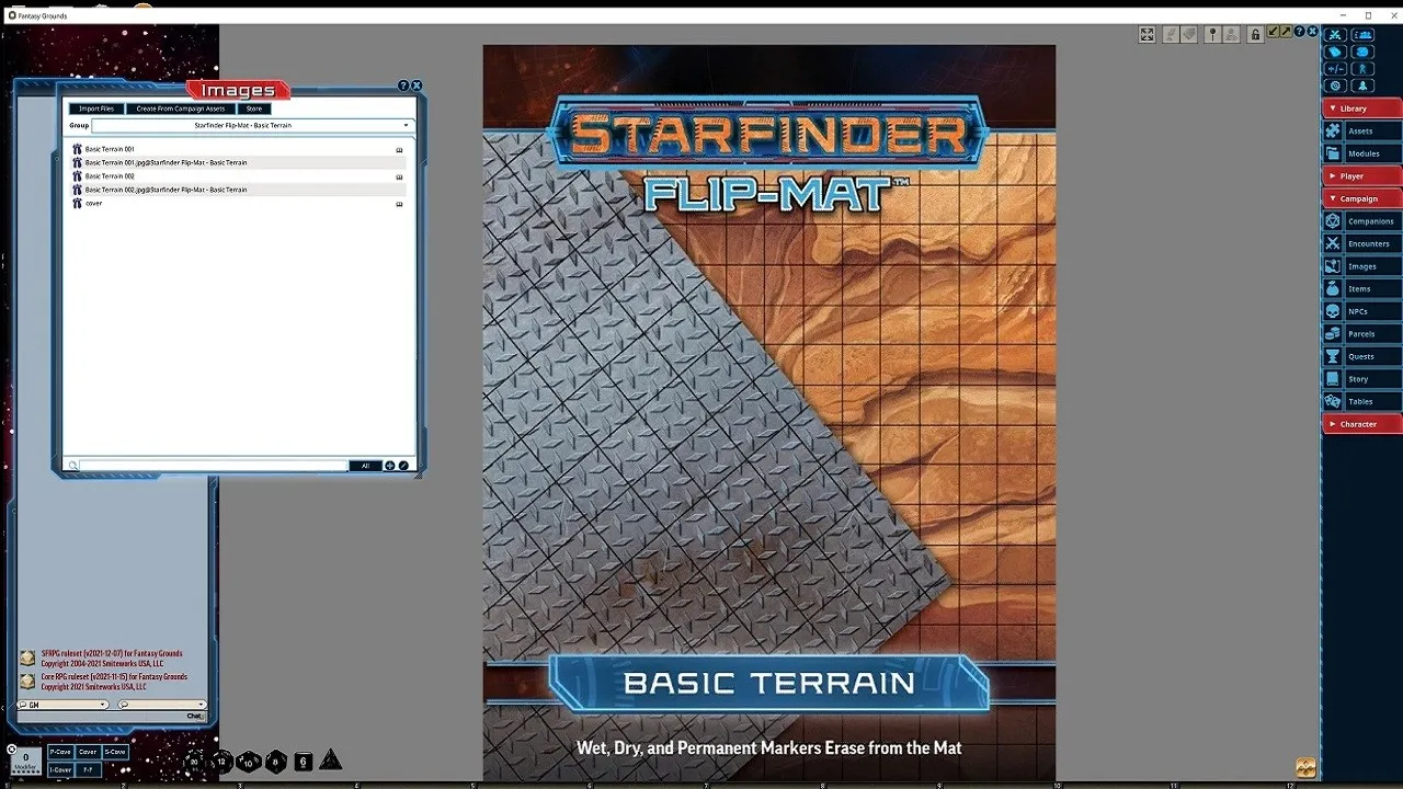Fantasy Grounds - Starfinder RPG - Flip-Mat - Basic Terrain Screenshot 0