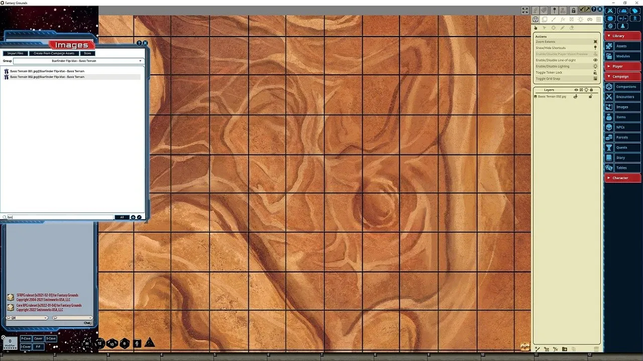 Fantasy Grounds - Starfinder RPG - Flip-Mat - Basic Terrain Screenshot 1