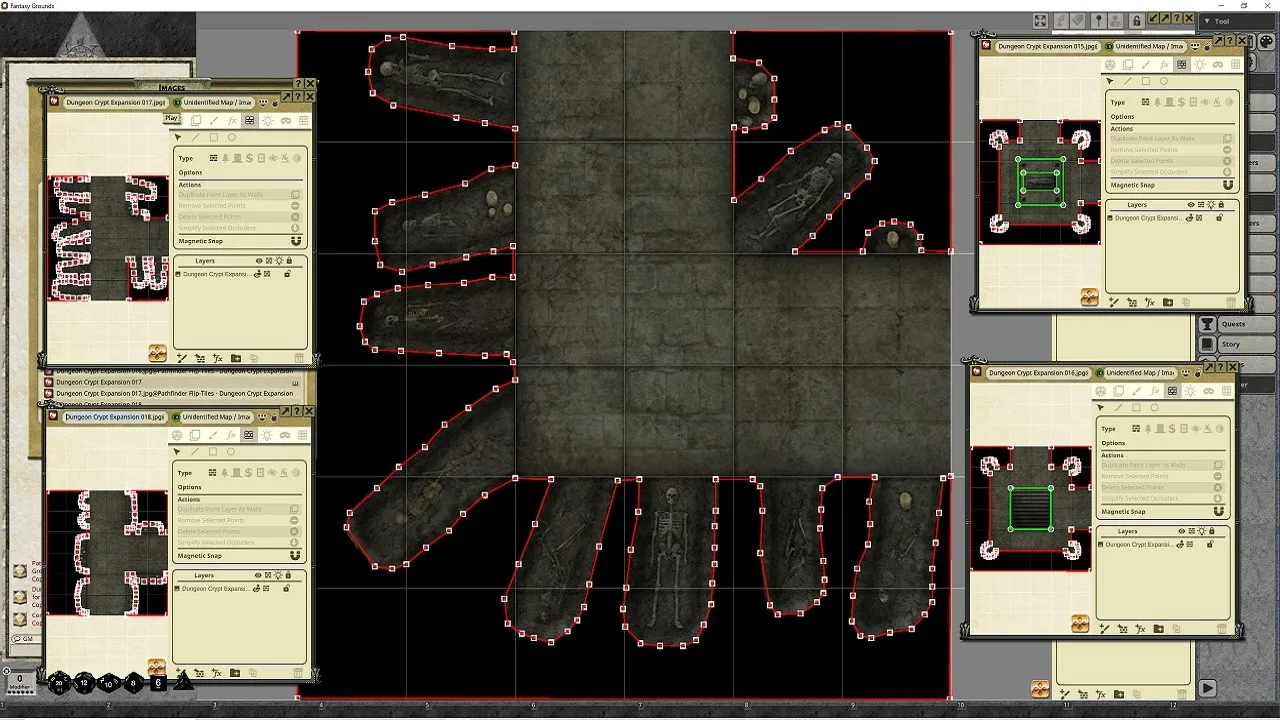 Fantasy Grounds - Pathfinder RPG - Flip-Tiles - Dungeon Crypts Expansion Screenshot 3