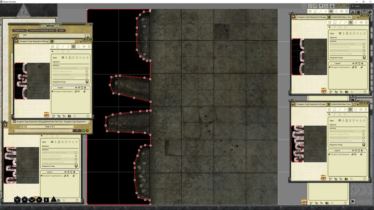 Fantasy Grounds - Pathfinder RPG - Flip-Tiles - Dungeon Crypts Expansion Screenshot 1