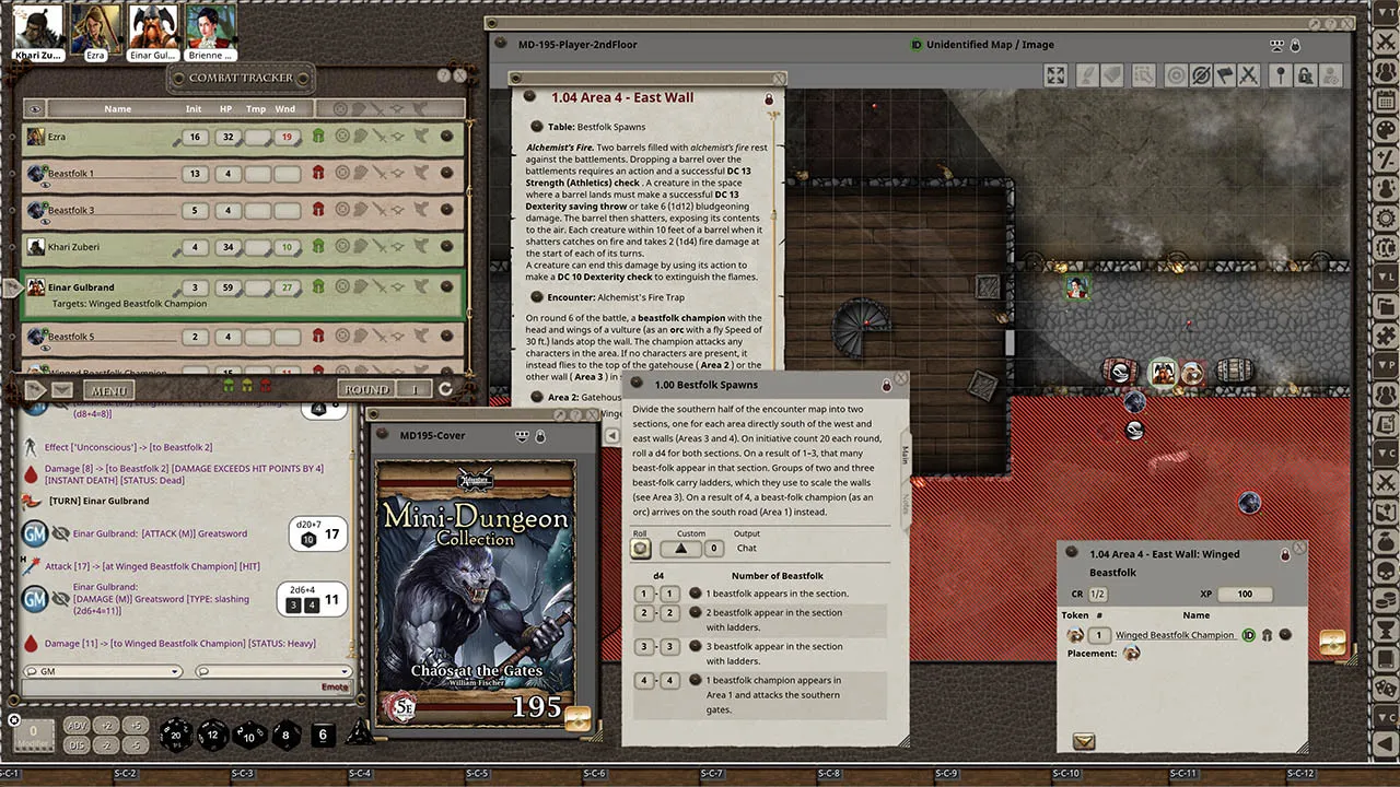 Fantasy Grounds - Mini-Dungeons Bundle #191-195 Screenshot 4