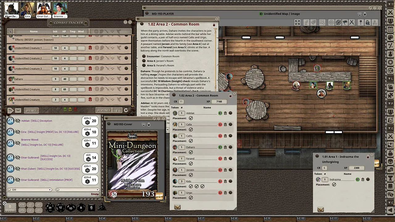 Fantasy Grounds - Mini-Dungeons Bundle #191-195 Screenshot 1