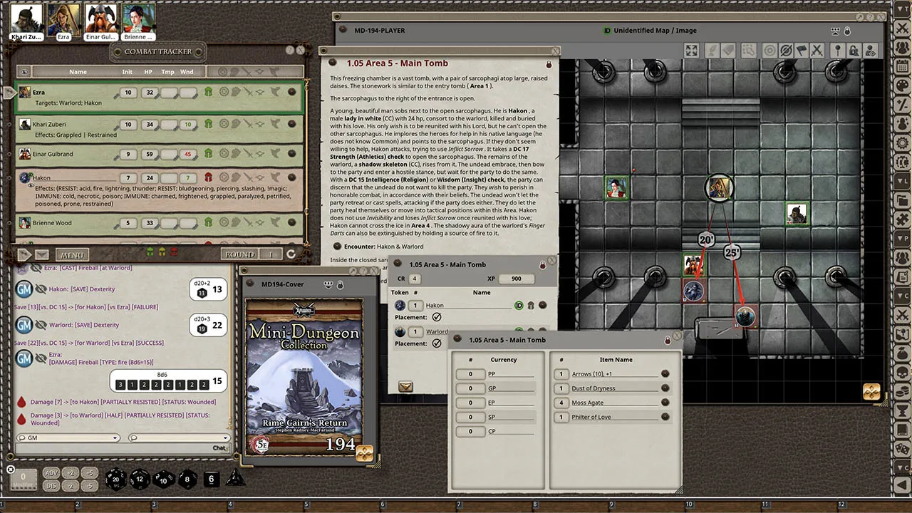 Fantasy Grounds - Mini-Dungeons Bundle #191-195 Screenshot 0