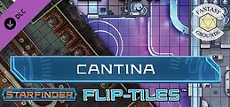 Fantasy Grounds - Starfinder RPG - Flip-Mat - Cantina