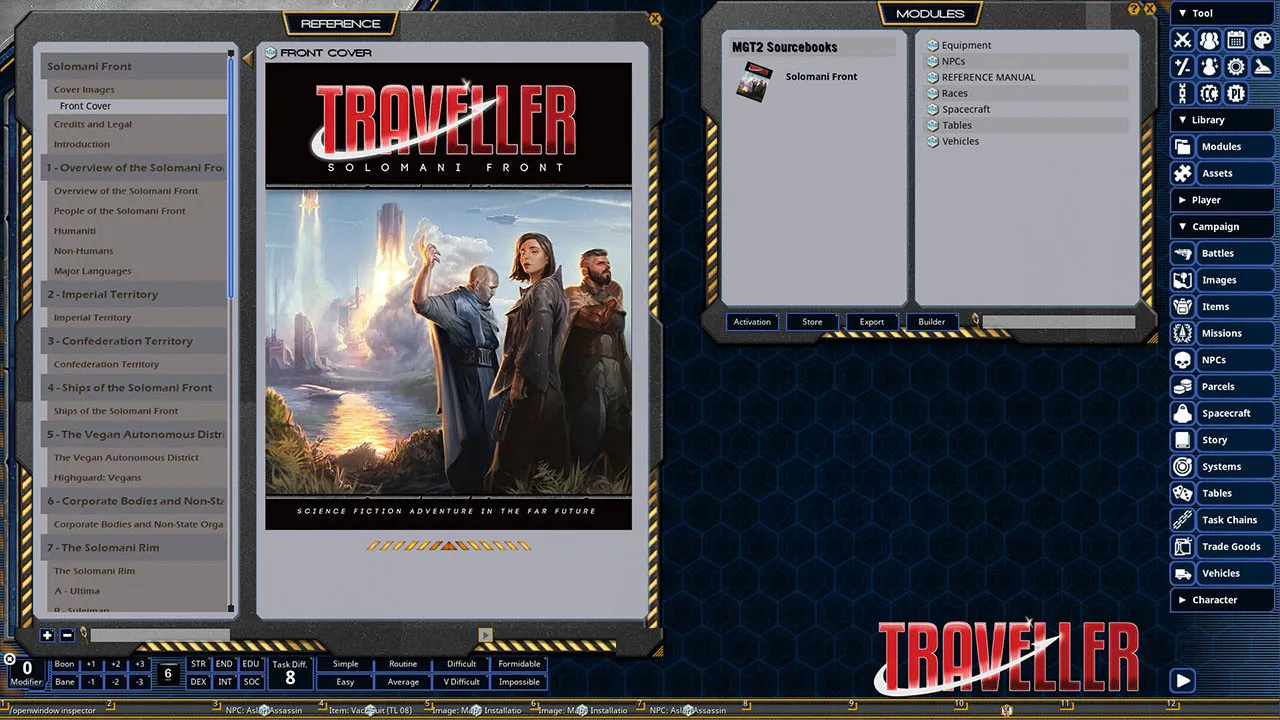 Fantasy Grounds - Solomani Front Screenshot 1