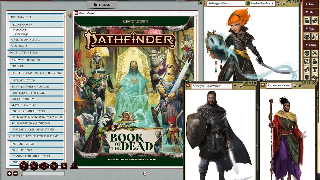 Fantasy Grounds - Pathfinder 2 RPG - Book of the Dead Screenshot 1