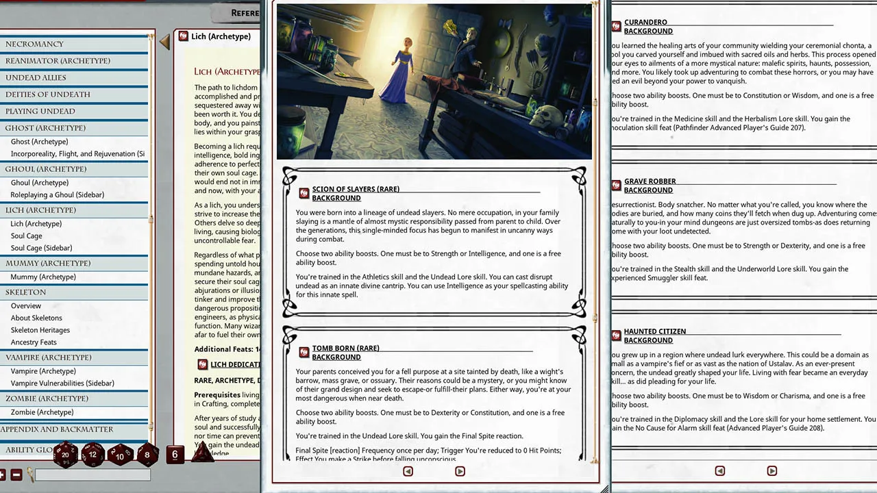 Fantasy Grounds - Pathfinder 2 RPG - Book of the Dead Screenshot 4