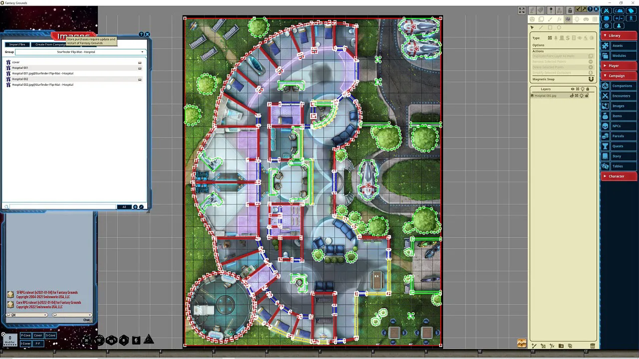 Fantasy Grounds - Starfinder RPG - Flipmat -Hospital Screenshot 3