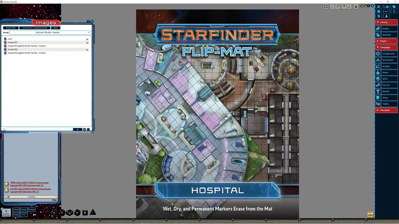 Fantasy Grounds - Starfinder RPG - Flipmat -Hospital Screenshot 1