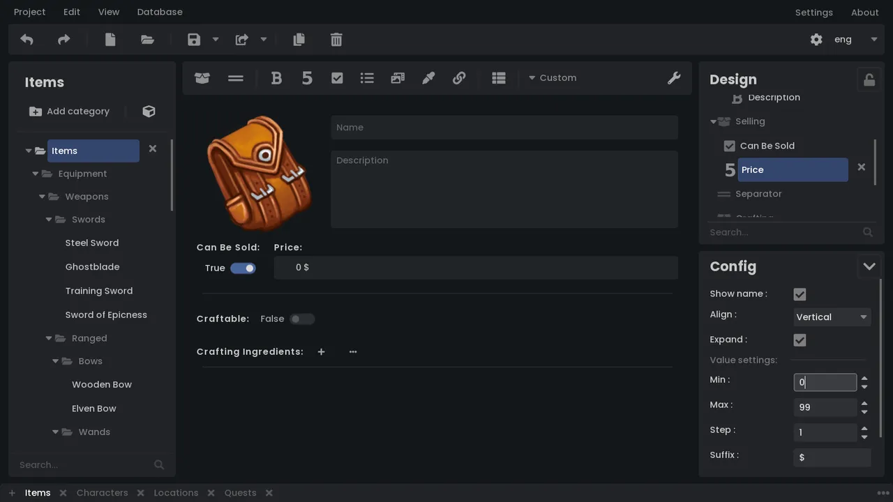 GridlessDB Screenshot 0