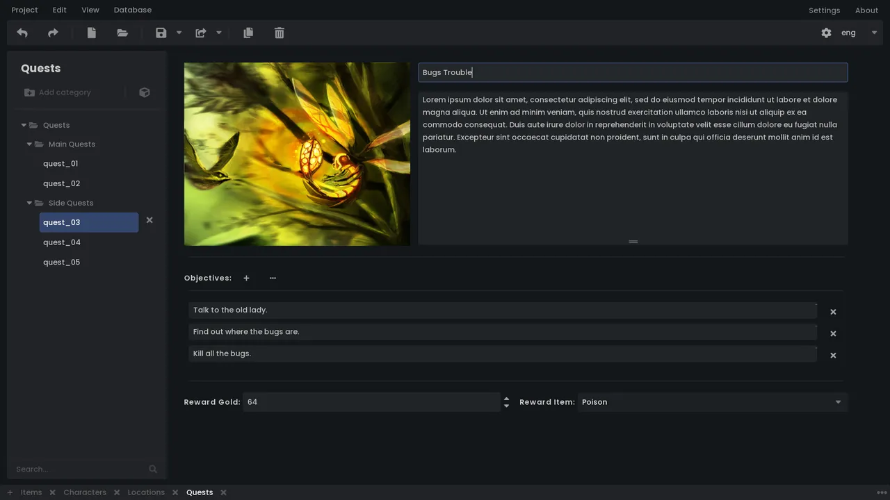 GridlessDB Screenshot 7