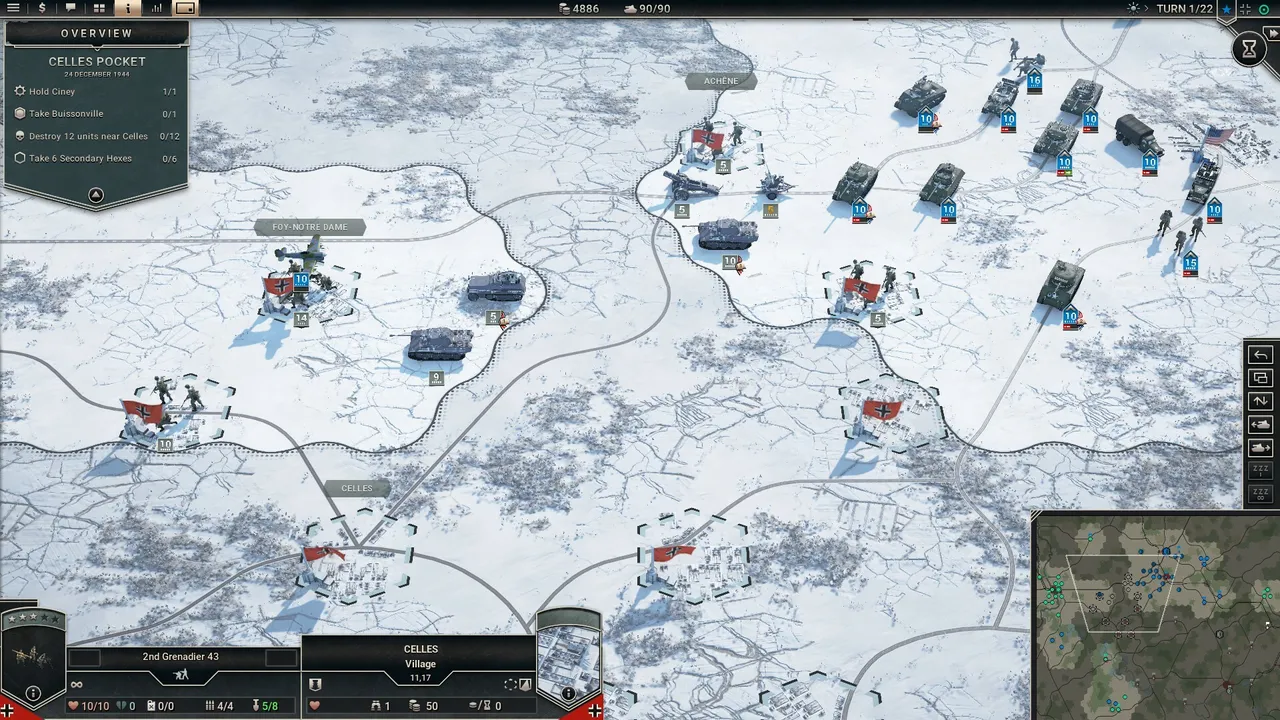 Panzer Corps 2: Frontlines - Bulge Screenshot 1