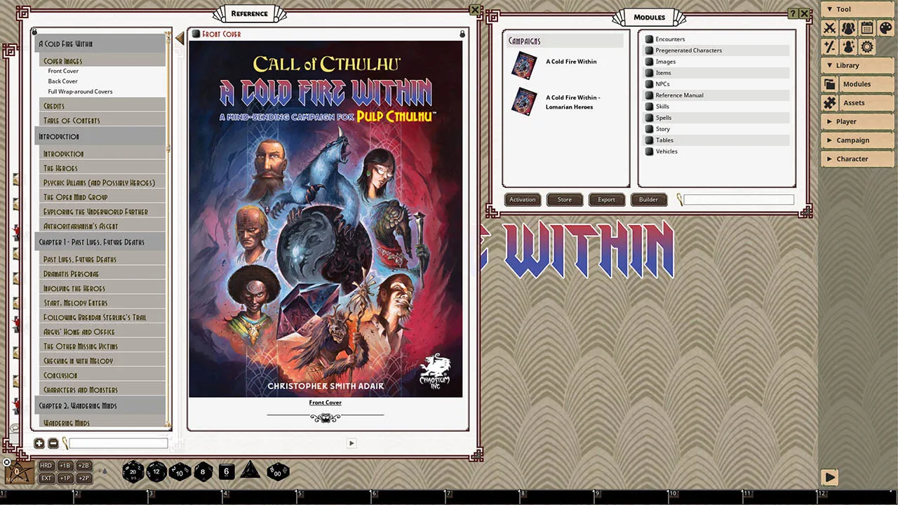 Fantasy Grounds - A Cold Fire Within Screenshot 0