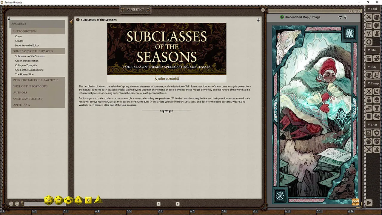 Fantasy Grounds - Arcadia Issue 002 Screenshot 1