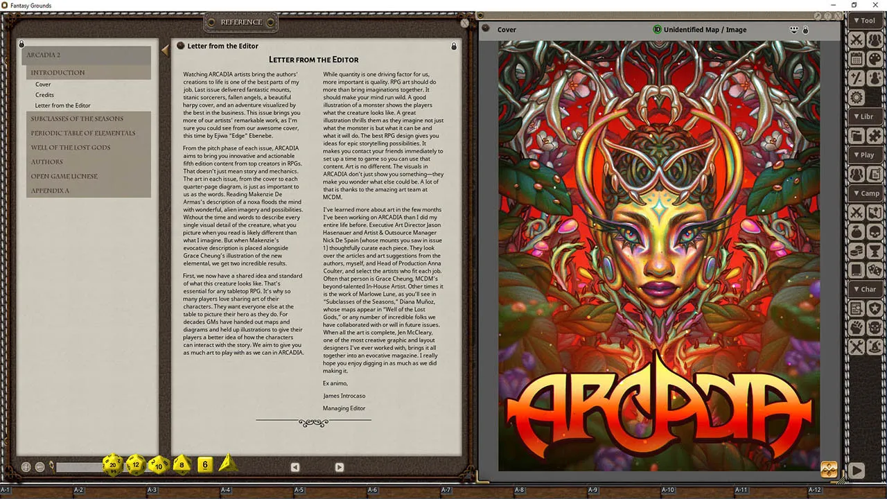 Fantasy Grounds - Arcadia Issue 002 Screenshot 4