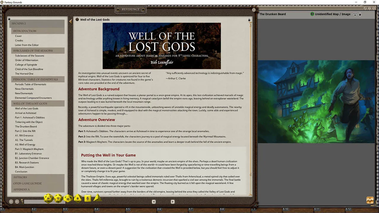 Fantasy Grounds - Arcadia Issue 002 Screenshot 0