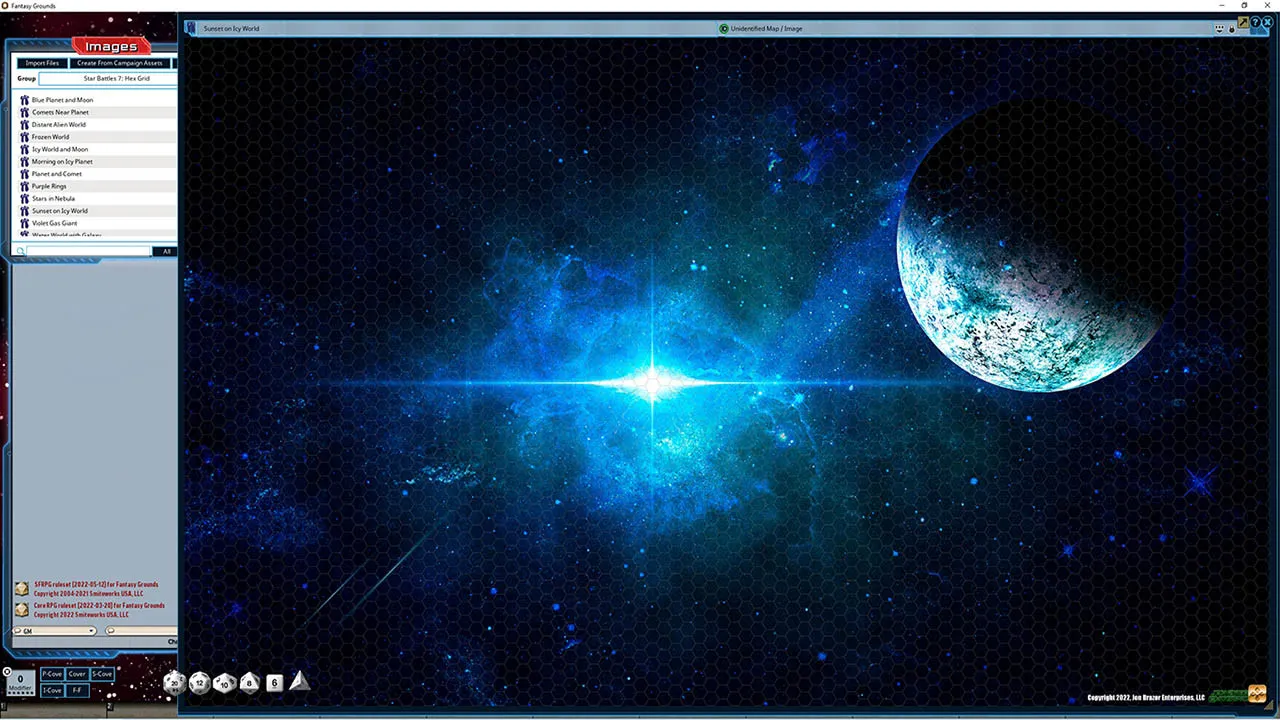 Fantasy Grounds - Star Battles: All Alone in the Black Space Map Pack Screenshot 4