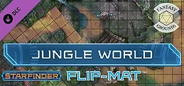 Fantasy Grounds - Starfinder RPG - Flipmat-Jungle World