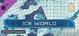 Fantasy Grounds - Starfinder RPG - Flipmat - Ice World