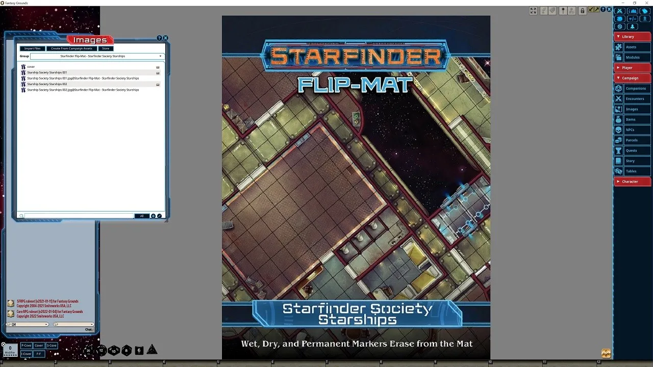 Fantasy Grounds - Starfinder RPG - Flipmat - Starfinder Society Starships Screenshot 4