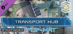 Fantasy Grounds - Starfinder RPG - FlipMat - Transport Hub