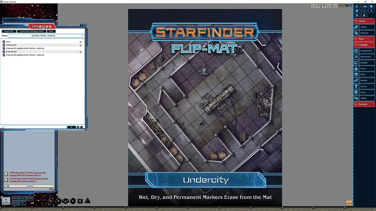 Fantasy Grounds - Starfinder RPG - Flipmat - Undercity Screenshot 0