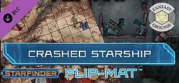 Fantasy Grounds - Starfinder RPG - FlipMat - Crashed Starship