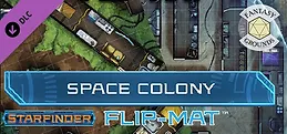 Fantasy Grounds - Starfinder RPG - FlipMat - Space Colony