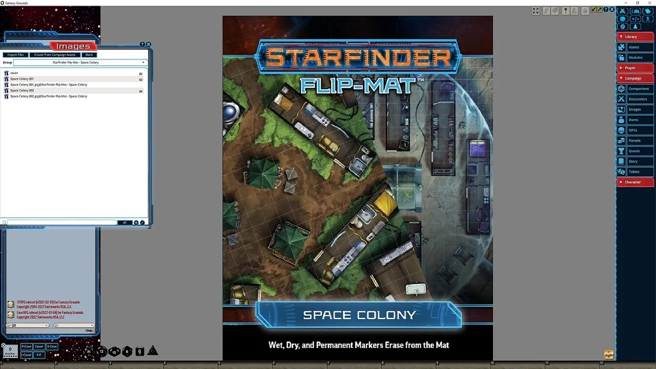 Fantasy Grounds - Starfinder RPG - FlipMat - Space Colony Screenshot 0