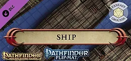 Fantasy Grounds - Pathfinder RPG - Pathfinder Flip-Map - Classic Ship