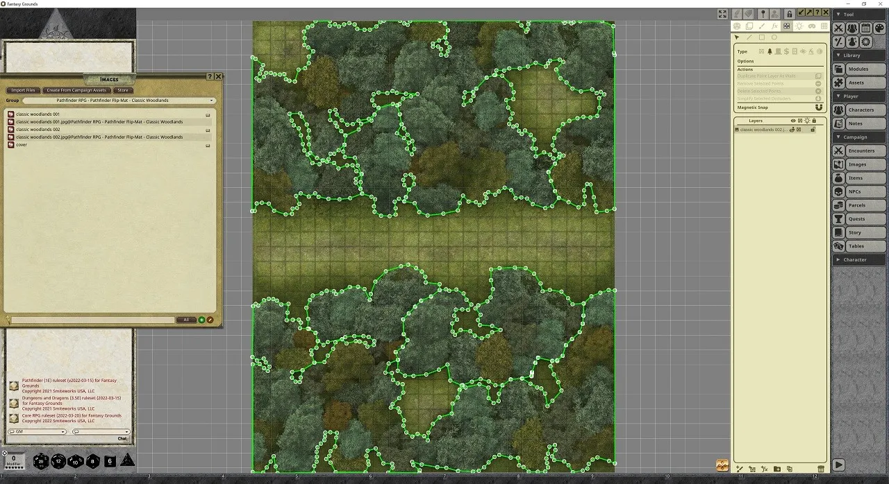 Fantasy Grounds - Pathfinder RPG - Pathfinder Flip-Mat - Classic Woodlands Screenshot 3