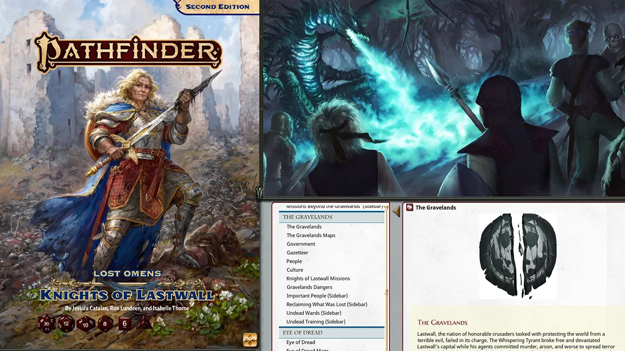 Fantasy Grounds - Pathfinder 2 RPG - Lost Omens: Knights of Lastwall Screenshot 0