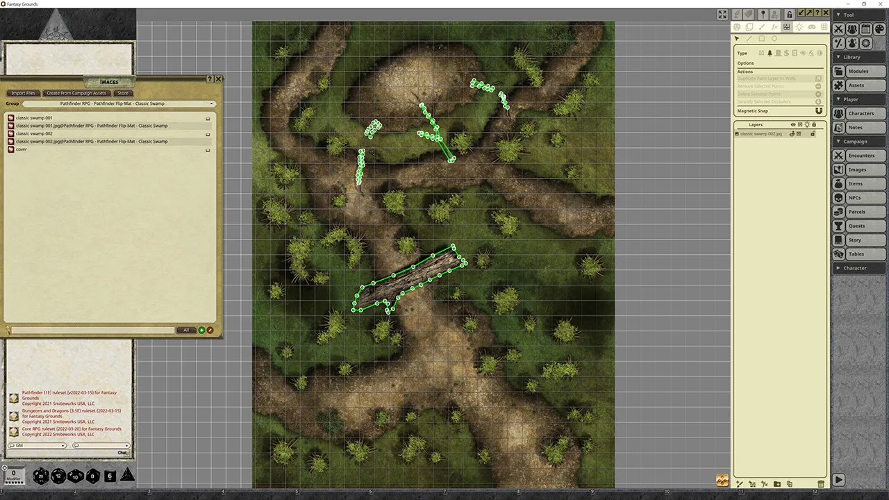 Fantasy Grounds - Pathfinder RPG - Pathfinder Flip-Map - Classic Swamp Screenshot 0