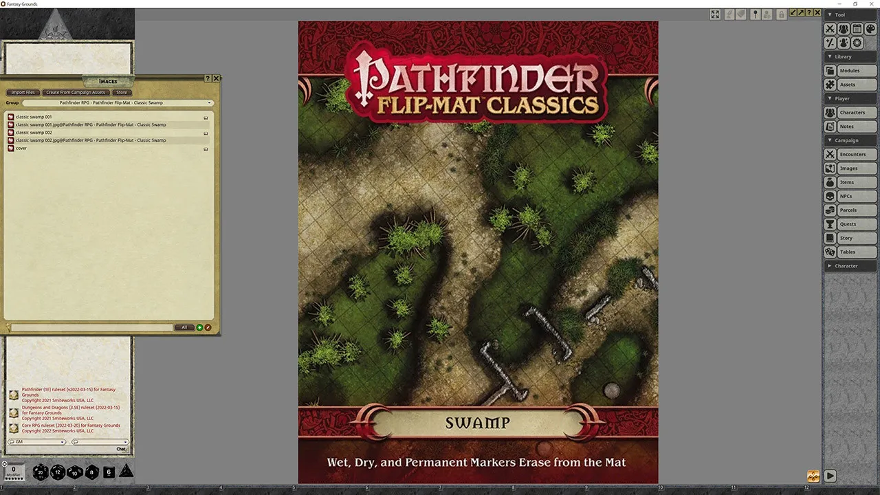 Fantasy Grounds - Pathfinder RPG - Pathfinder Flip-Map - Classic Swamp Screenshot 4
