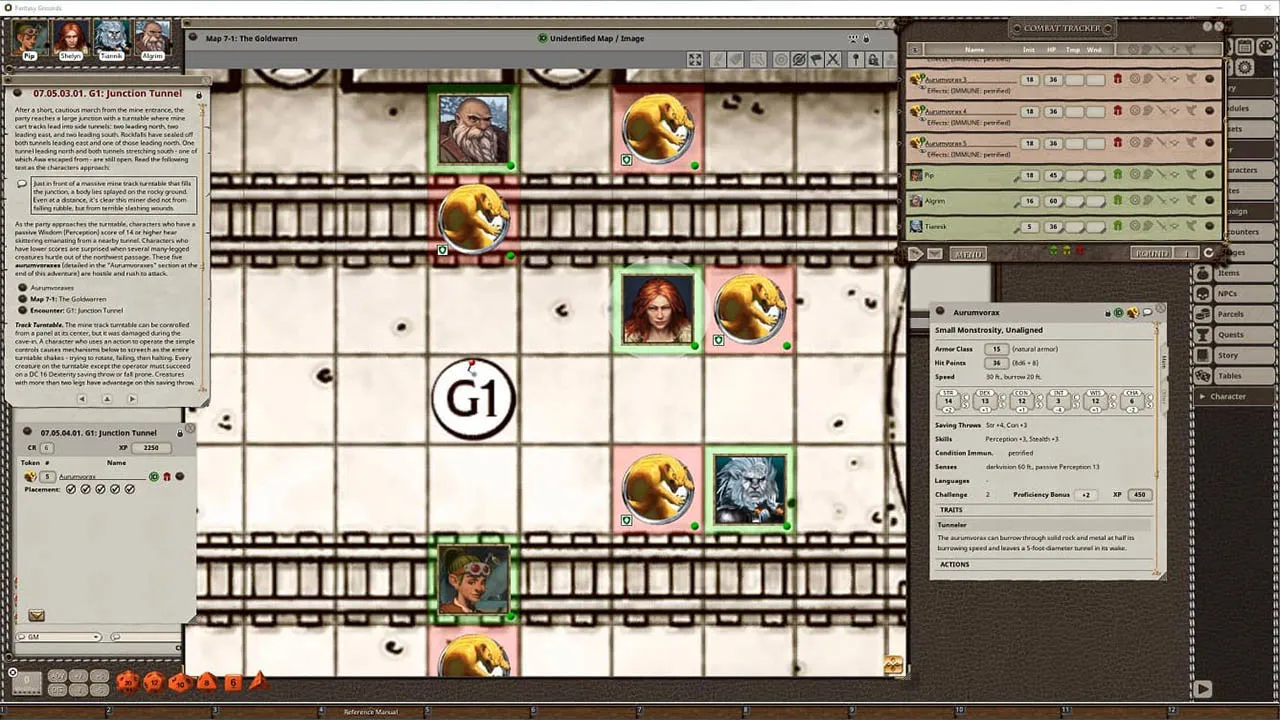 Fantasy Grounds - D&D Journeys through the Radiant Citadel Screenshot 1