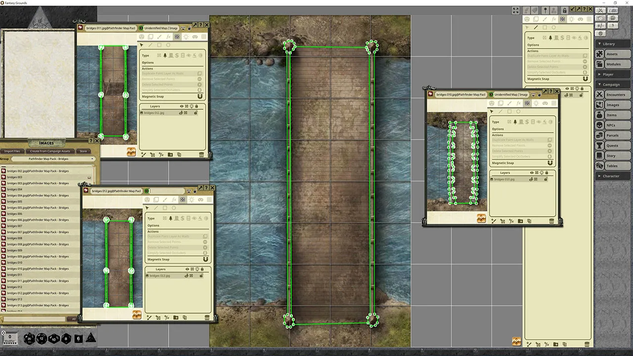 Fantasy Grounds - Pathfinder RPG - Map Pack: Bridges Screenshot 2
