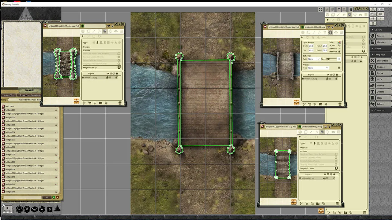 Fantasy Grounds - Pathfinder RPG - Map Pack: Bridges Screenshot 3