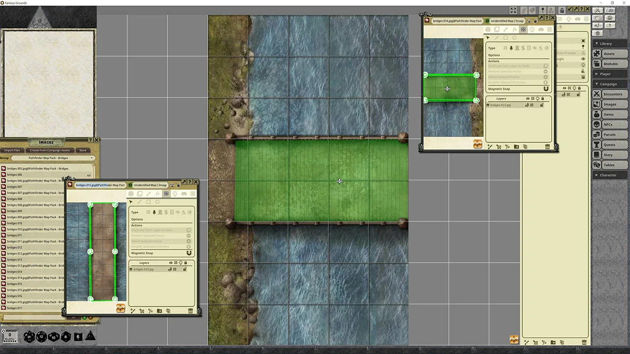 Fantasy Grounds - Pathfinder RPG - Map Pack: Bridges Screenshot 1