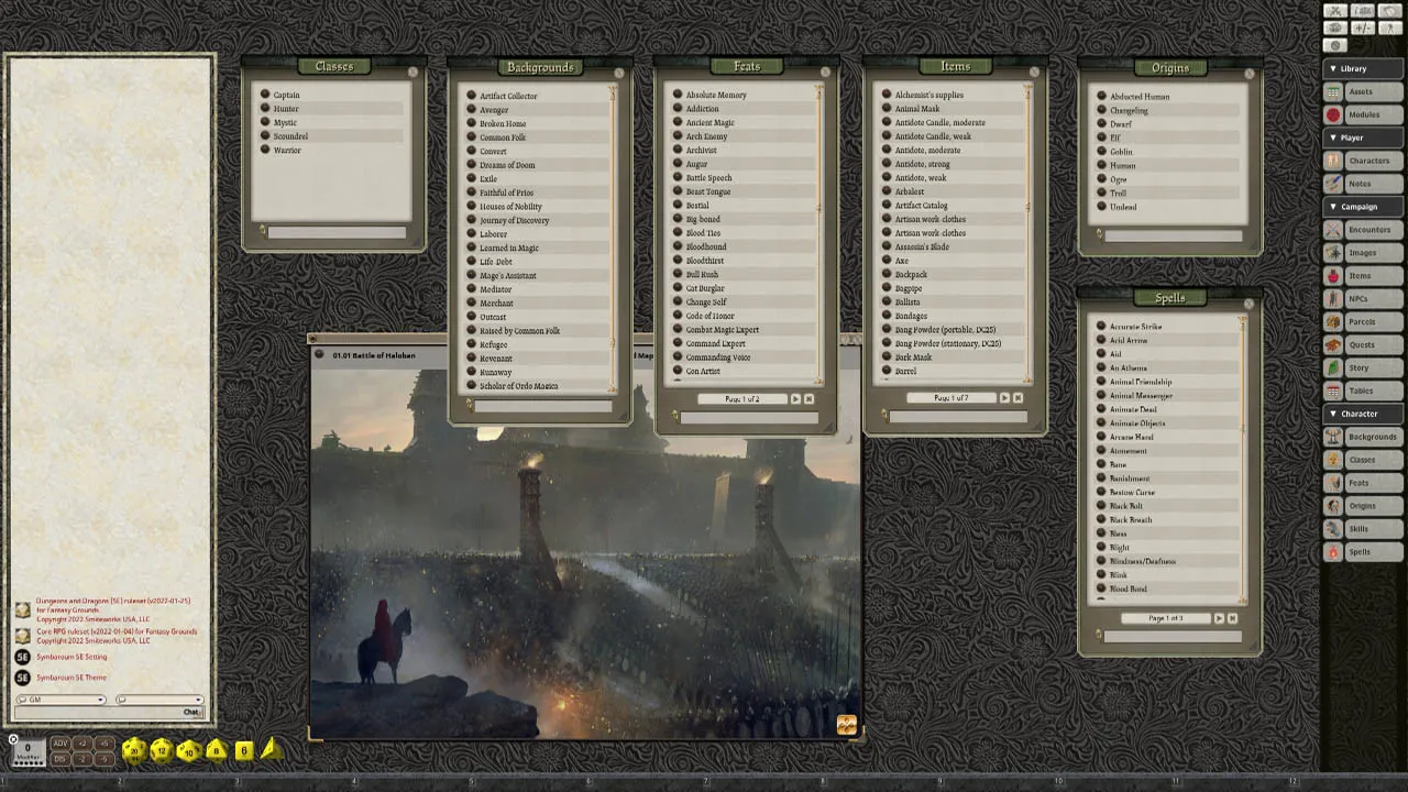 Fantasy Grounds - Ruins of Symbaroum - Player's Guide Screenshot 4