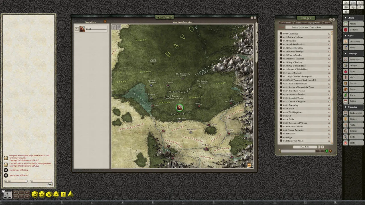Fantasy Grounds - Ruins of Symbaroum - Player's Guide Screenshot 3
