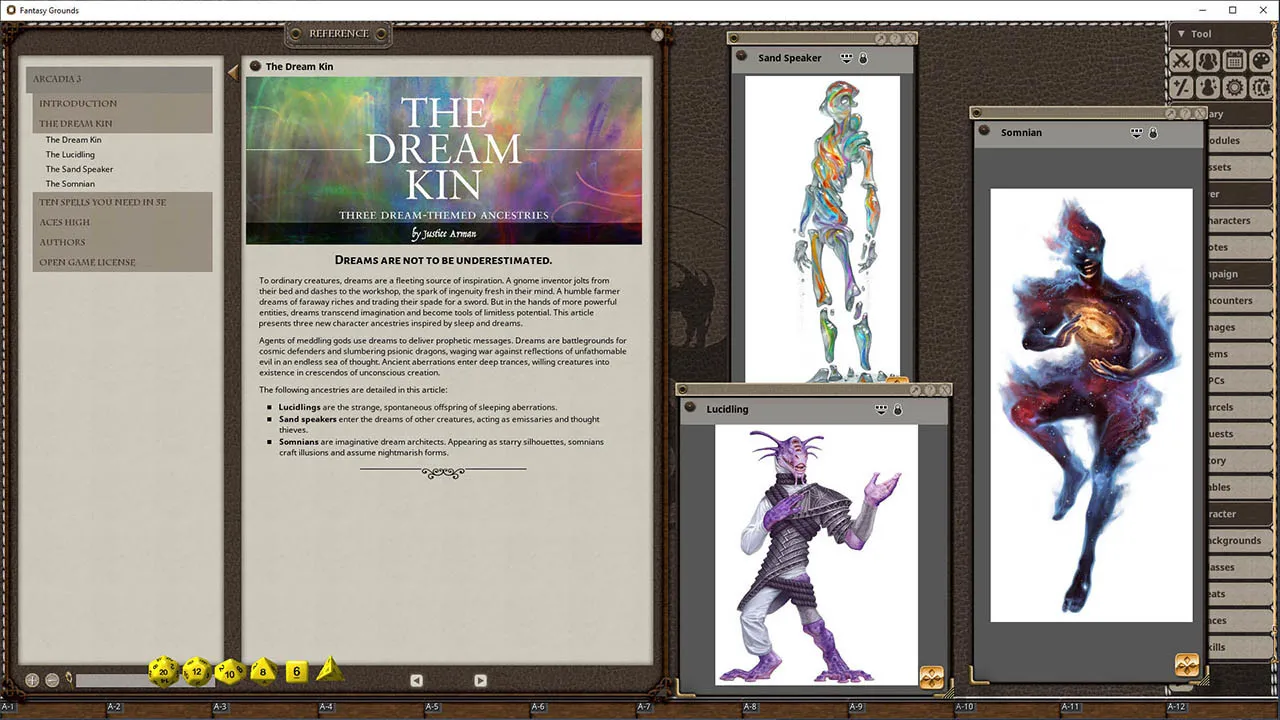 Fantasy Grounds - Arcadia Issue 003 Screenshot 1