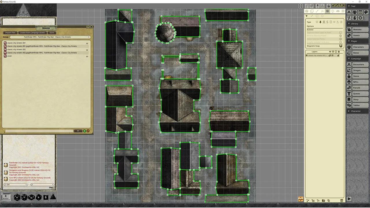 Fantasy Grounds - Pathfinder RPG - Pathfinder Flip-Map - Classic City Streets Screenshot 2