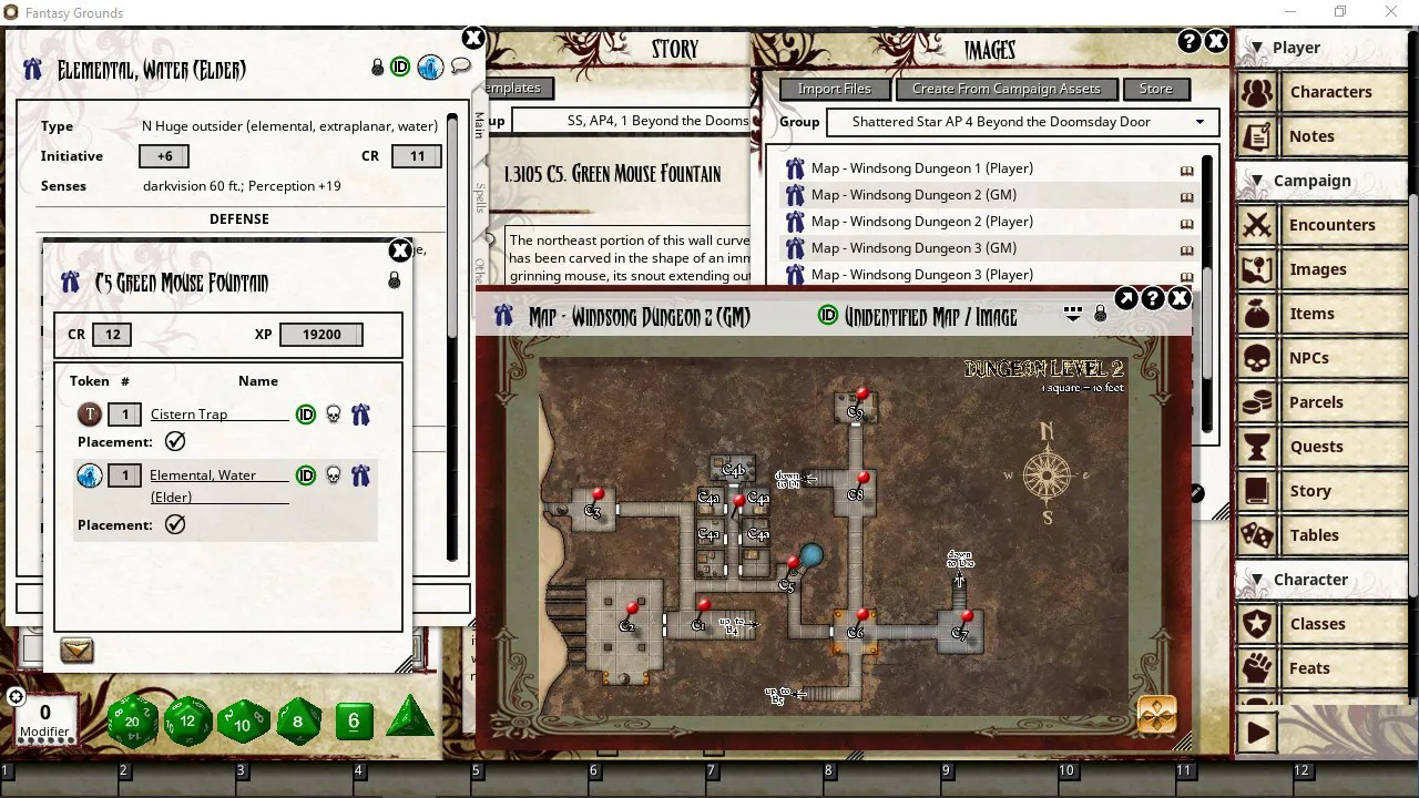 Fantasy Grounds - Pathfinder RPG - Shattered Star AP 4: Beyond the Doomsday Door Screenshot 3