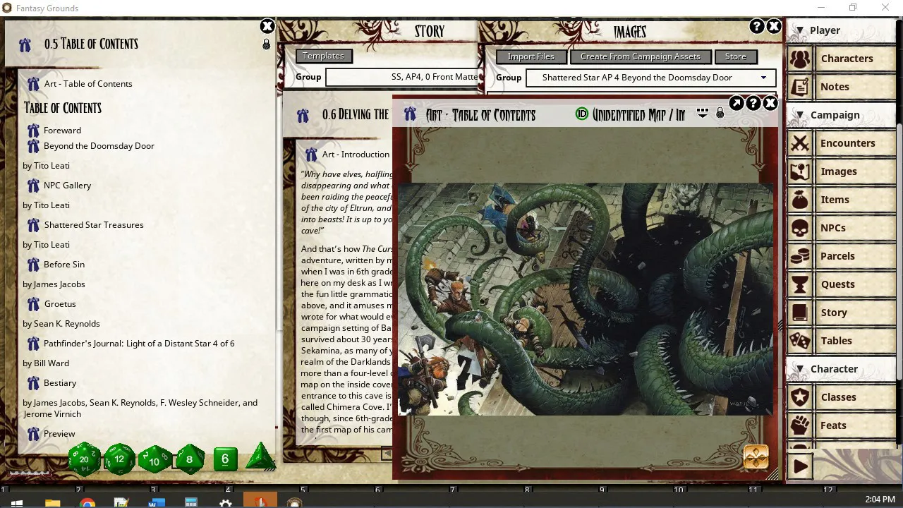 Fantasy Grounds - Pathfinder RPG - Shattered Star AP 4: Beyond the Doomsday Door Screenshot 4