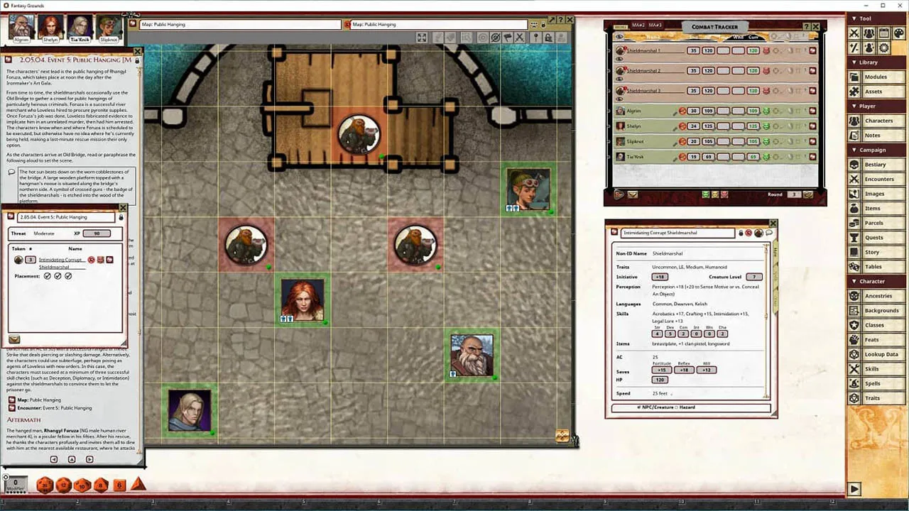 Fantasy Grounds - Pathfinder 2 RPG - Outlaws of Alkenstar AP 3: The Smoking Gun Screenshot 5