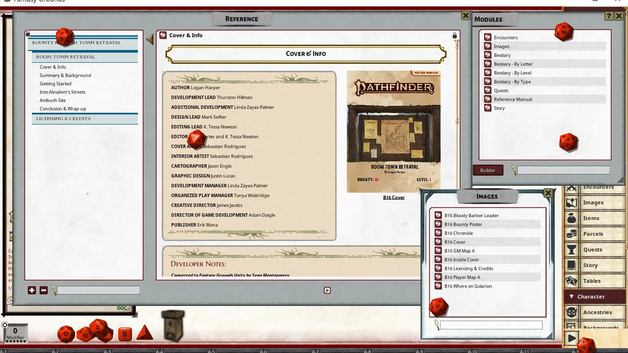 Fantasy Grounds - Pathfinder 2 RPG - Pathfinder Bounty #16: Boom Town Betrayal Screenshot 0