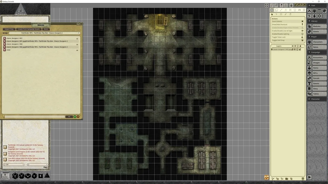 Fantasy Grounds - Pathfinder RPG - Pathfinder Flip-Mat - Classic Dungeon 2 Screenshot 0