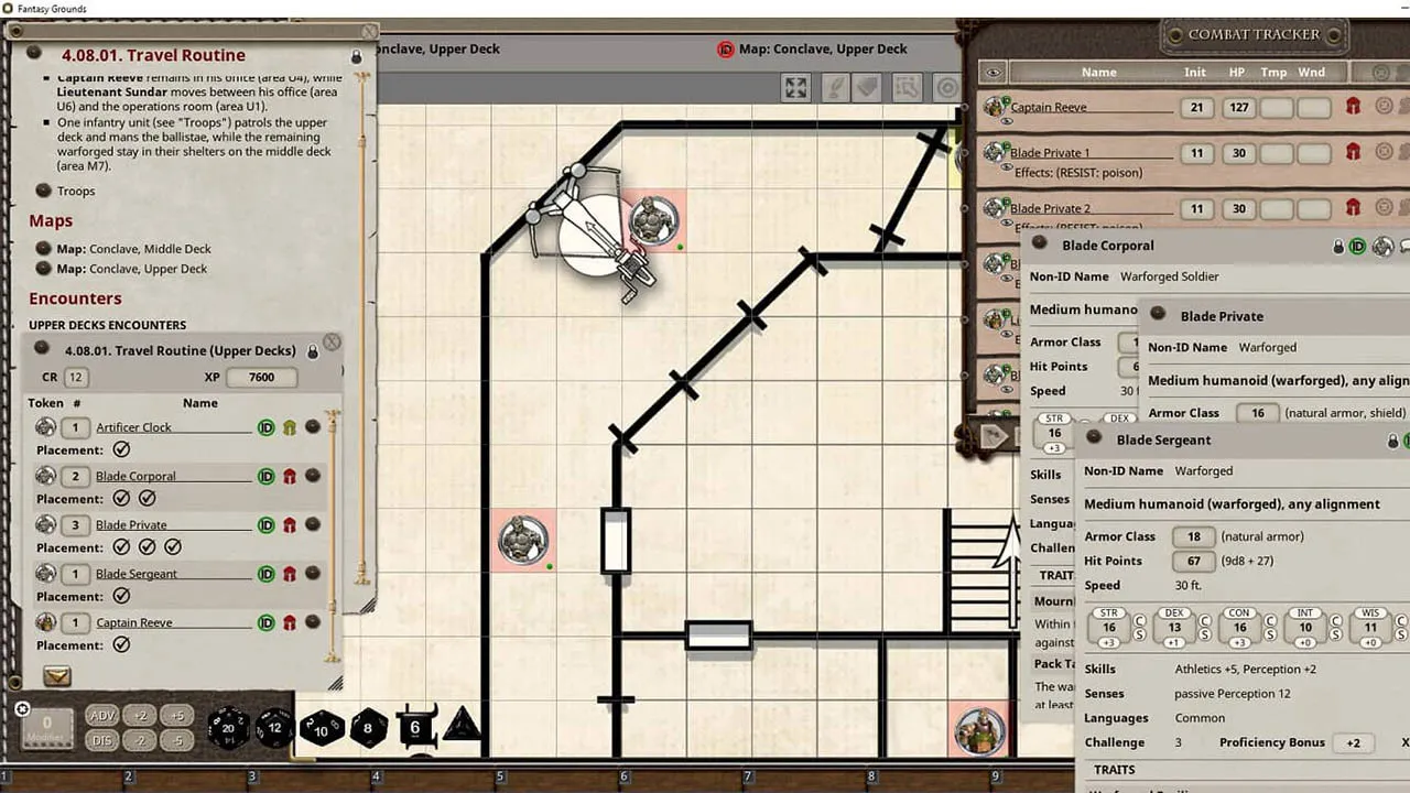 Fantasy Grounds - D&D Adventurers League EB-08 Parliament of Gears Screenshot 4